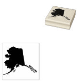 Tampons Encreurs Timbre en caoutchouc massif de l'Alaska (Tamponné)