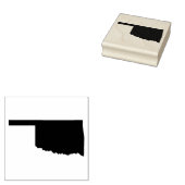 Tampons Encreurs Timbre en caoutchouc massif de l'État de l'Oklahom (Tamponné)