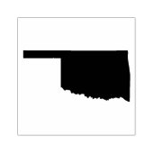 Tampons Encreurs Timbre en caoutchouc massif de l'État de l'Oklahom (Impression)