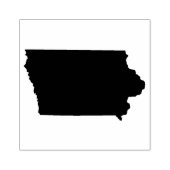 Tampons Encreurs Timbre en caoutchouc massif de l'Iowa (Impression)