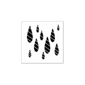 Tampons Encreurs Timbre en caoutchouc mini Raindrop (Impression)