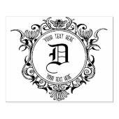 Tampons Encreurs Timbre en caoutchouc monogramme personnalisé pour  (Impression)