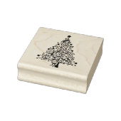 Tampons Encreurs Timbre en caoutchouc monté dans l'arbre de Noël (Tampon)