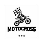 Tampons Encreurs Timbre en caoutchouc Motocross (Impression)