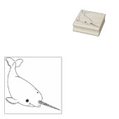 Tampons Encreurs Timbre en caoutchouc Narwhal (Tamponné)