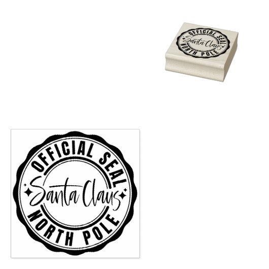 Tampons Encreurs Timbre en caoutchouc officiel du Pôle Nord (Tamponné)