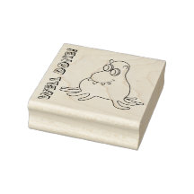 Timbre en caoutchouc personnalisable de Monster so