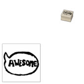 Tampons Encreurs Timbre En Caoutchouc Personnalisé 1" x 1", Couleur (Tamponné)