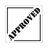 Tampons Encreurs Timbre en caoutchouc personnalisé approuvé (Impression)