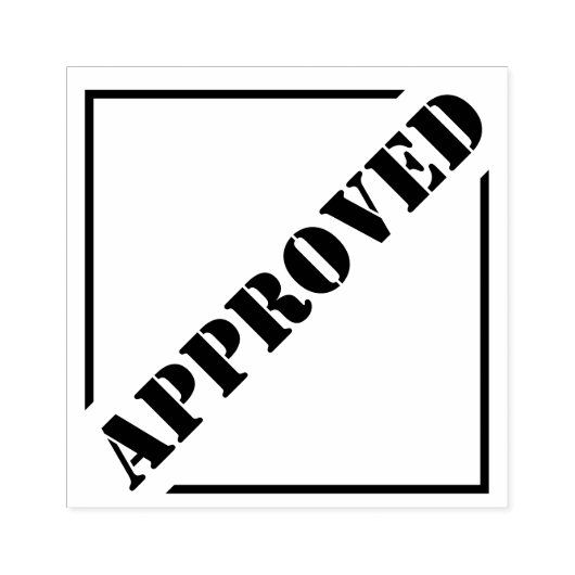 Tampons Encreurs Timbre en caoutchouc personnalisé approuvé (Impression)