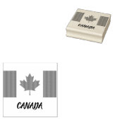 Tampons Encreurs Timbre en caoutchouc personnalisé du drapeau canad (Tamponné)