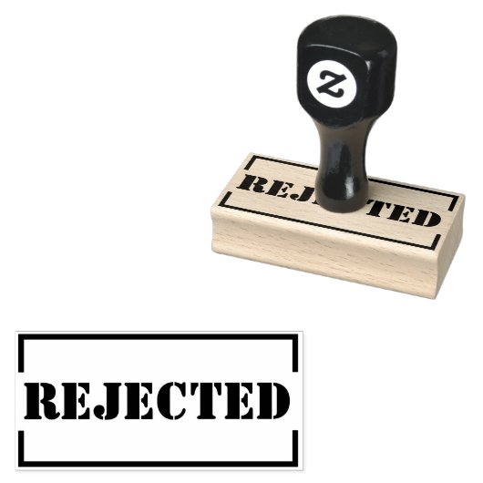 Tampons Encreurs Timbre en caoutchouc personnalisé rejeté (Tamponné)