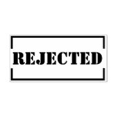 Tampons Encreurs Timbre en caoutchouc personnalisé rejeté (Impression)