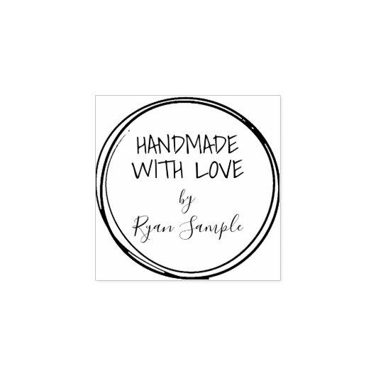 Tampons Encreurs Timbre en caoutchouc personnalisé simple (Impression)