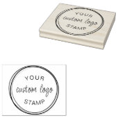 Tampons Encreurs Timbre en caoutchouc personnalisé simple (Tamponné)