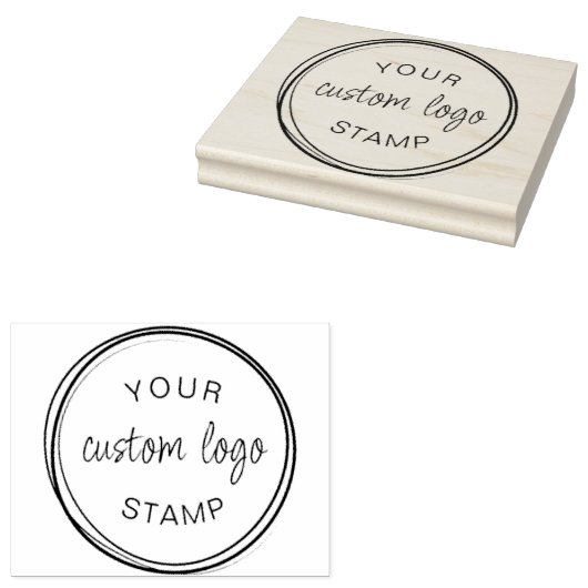 Tampons Encreurs Timbre en caoutchouc personnalisé simple (Tamponné)