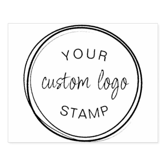 Tampons Encreurs Timbre en caoutchouc personnalisé simple (Impression)