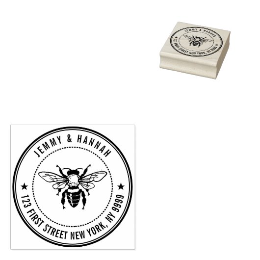 Tampons Encreurs Timbre En Caoutchouc Personnalisé, Timbre D'Adress (Tamponné)
