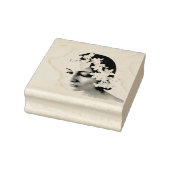 Tampons Encreurs Timbre en caoutchouc - photo de la fille de fleur (Tampon)