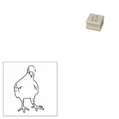 Tampons Encreurs Timbre en caoutchouc Pigeon, oiseau de ville (Tamponné)