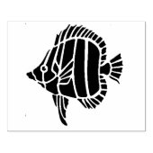 Tampons Encreurs Timbre en caoutchouc - Poisson ange (Impression)