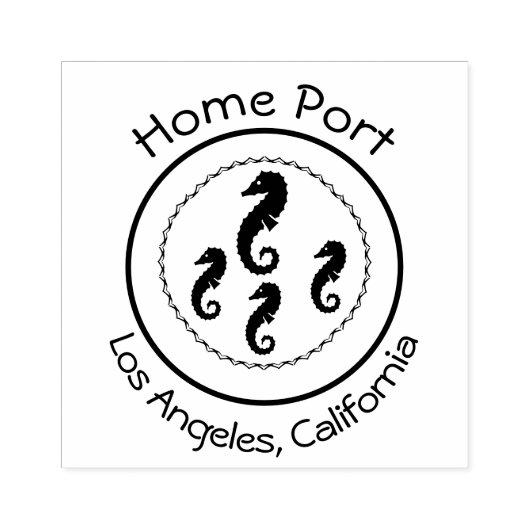 Tampons Encreurs Timbre en caoutchouc - Port d'accueil (Impression)