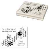 Tampons Encreurs Timbre en caoutchouc pour apiculteur personnalisé (Tamponné)