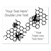 Tampons Encreurs Timbre en caoutchouc pour apiculteur personnalisé (Impression)