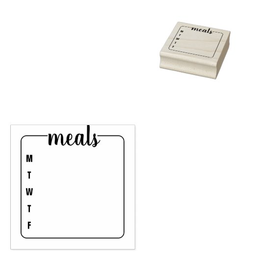 Tampons Encreurs Timbre en caoutchouc pour la planification des rep (Tamponné)