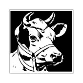 Tampons Encreurs Timbre en caoutchouc pour la tête de vache laitièr (Impression)