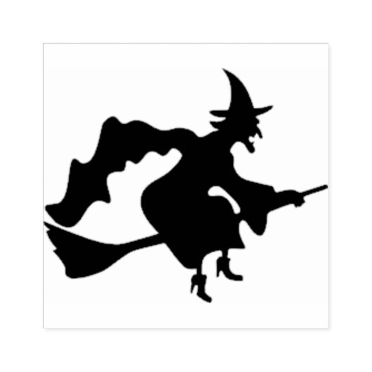 Tampons Encreurs Timbre en caoutchouc pour sorcière volante (Impression)