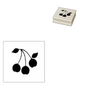 Tampons Encreurs Timbre en caoutchouc pour tiges cerises 2" (Tamponné)