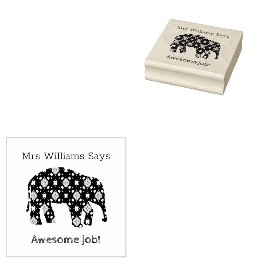 Tampons Encreurs Timbre en caoutchouc récompensé par les enseignant (Tamponné)