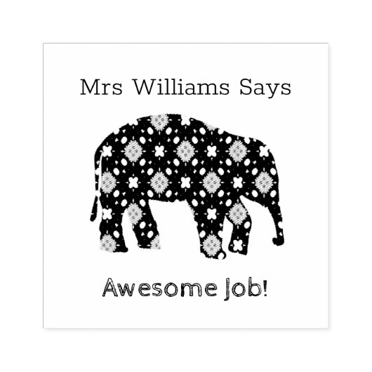 Tampons Encreurs Timbre en caoutchouc récompensé par les enseignant (Impression)