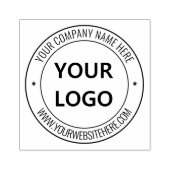 Tampons Encreurs Timbre en caoutchouc rond du logo d'entreprise per (Impression)