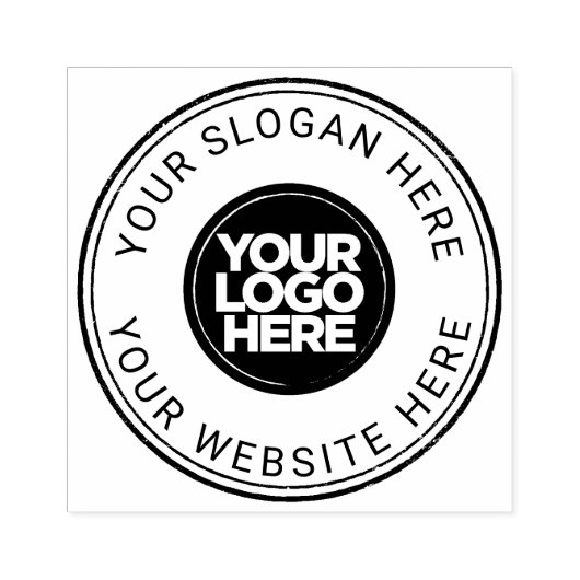 Tampons Encreurs Timbre en caoutchouc rond professionnel avec Pad e (Impression)