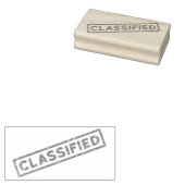 Tampons Encreurs Timbre en caoutchouc rouge classifié (Tamponné)