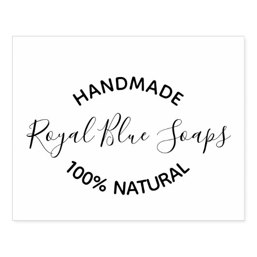 Tampons Encreurs Timbre en caoutchouc - Savons faits main Nom d'ent (Impression)