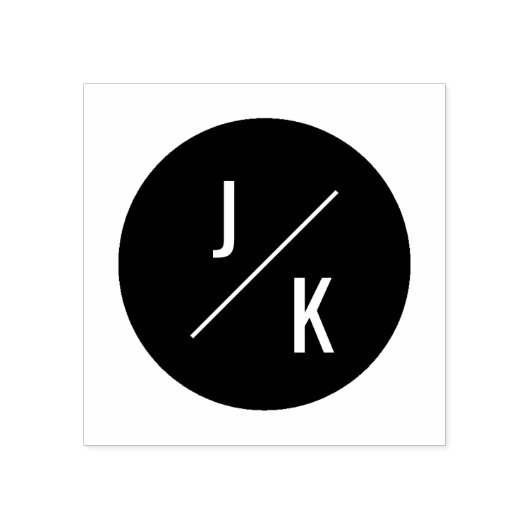 Tampons Encreurs Timbre en caoutchouc simple et moderne - cercle no (Impression)