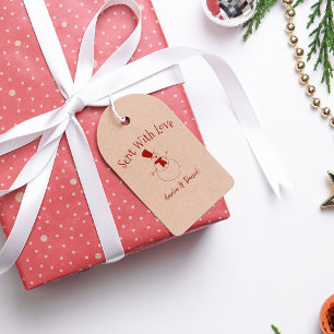 Tampons Encreurs Timbre en caoutchouc Snowman de Noël personnalisé