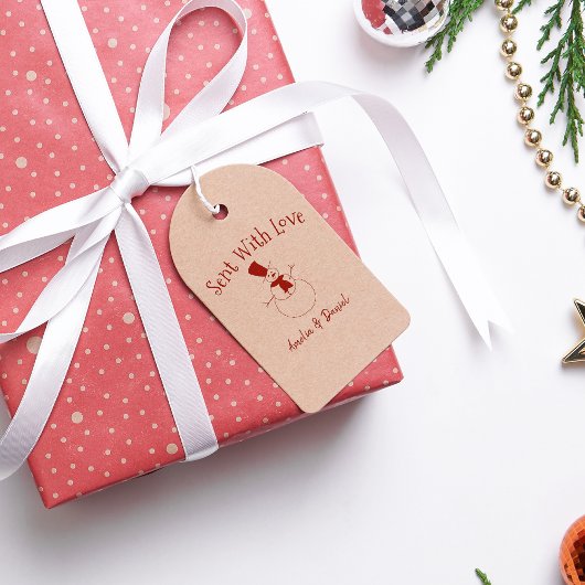 Tampons Encreurs Timbre en caoutchouc Snowman de Noël personnalisé