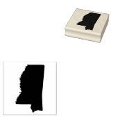 Tampons Encreurs Timbre en caoutchouc solide du Mississippi (Tamponné)