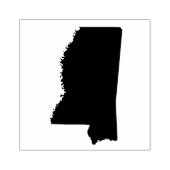 Tampons Encreurs Timbre en caoutchouc solide du Mississippi (Impression)