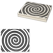 Tampons Encreurs Timbre en caoutchouc spirale (Tamponné)