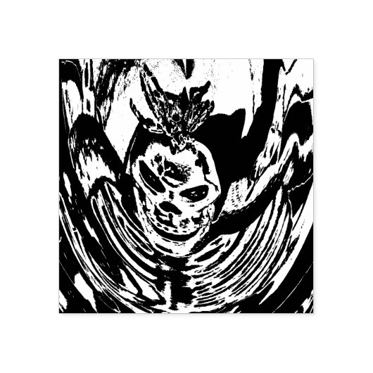 Tampons Encreurs Timbre en caoutchouc squelette déplaisant (Impression)