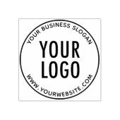Tampons Encreurs Timbre en caoutchouc sur mesure arrondi avec logo (Impression)