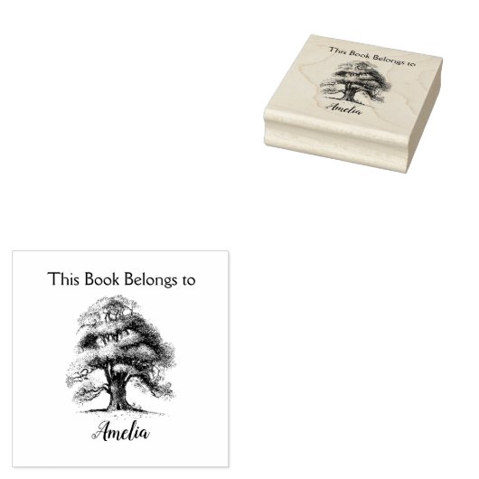 Tampons Encreurs Timbre En Caoutchouc Vieux En Chêne (Tamponné)