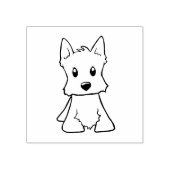 Tampons Encreurs Timbre en caoutchouc Westie KiniArt (Impression)