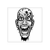Tampons Encreurs Timbre en caoutchouc Zombie Head (Impression)