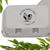 Tampons Encreurs Timbre en carton d'oeuf de machine à écrire rustiq